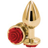 Rear Assets Plug Bijou Rear M 7 x 3.4cm Doré-Rouge